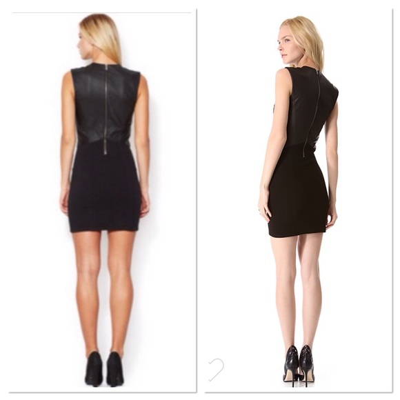 Helmut Lang Gala Knit and Leather Dress NYE - Picture 7 of 7